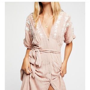 Free people love to love midi dress sz L